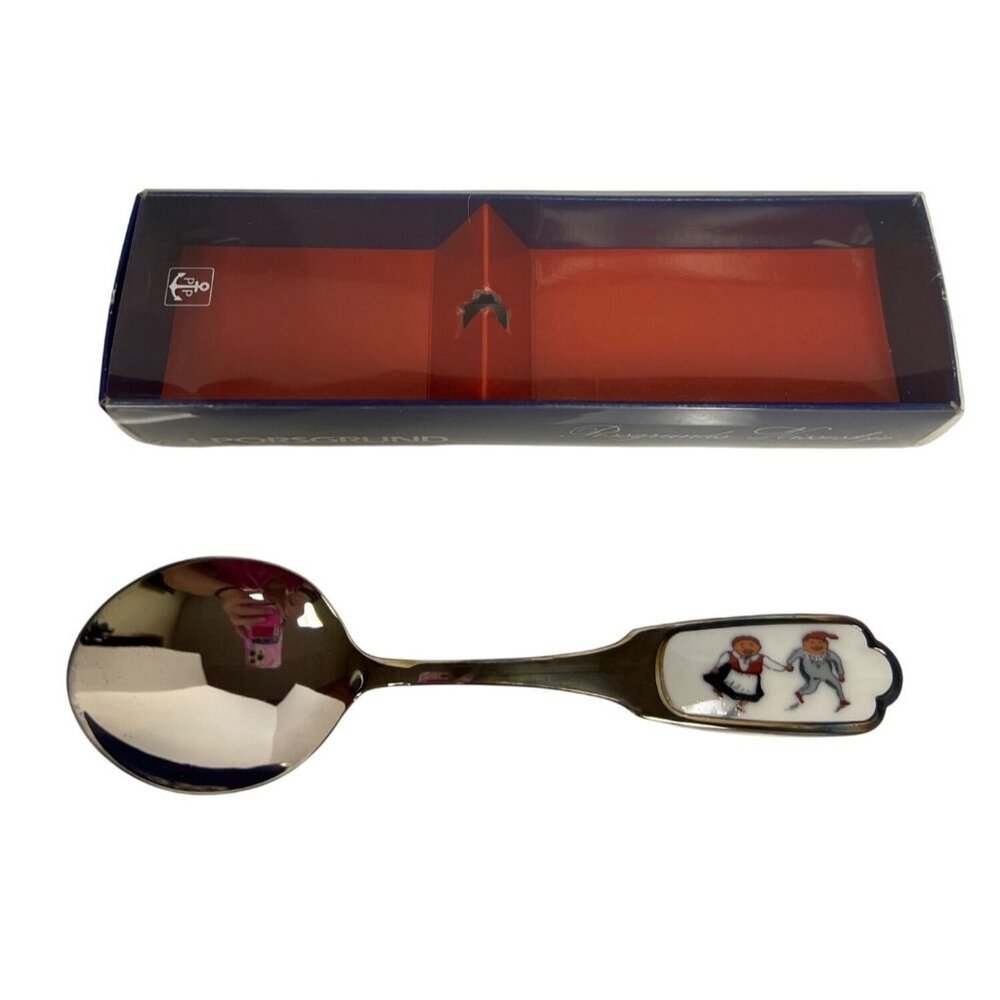 Porsgrund Nisseskje Spoon Nordic Norway Trolls Elf Silver